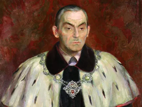 zdjęcie portretu: prof. Osman Achmatowicz